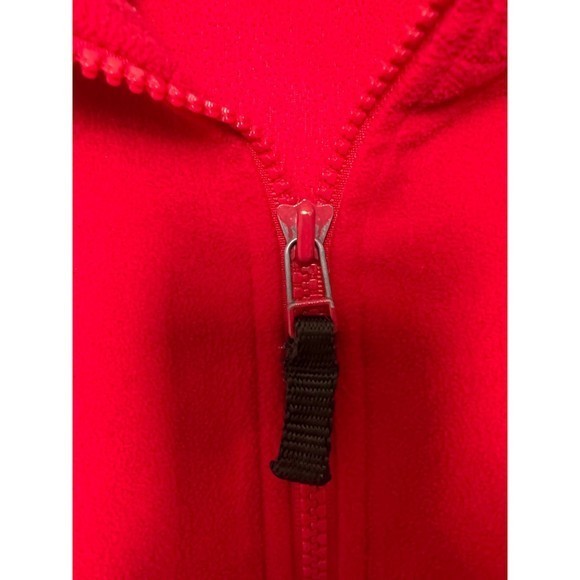 Vintage Ebtek Eddie Bauer quarter zip fleece red size L - Picture 5 of 5
